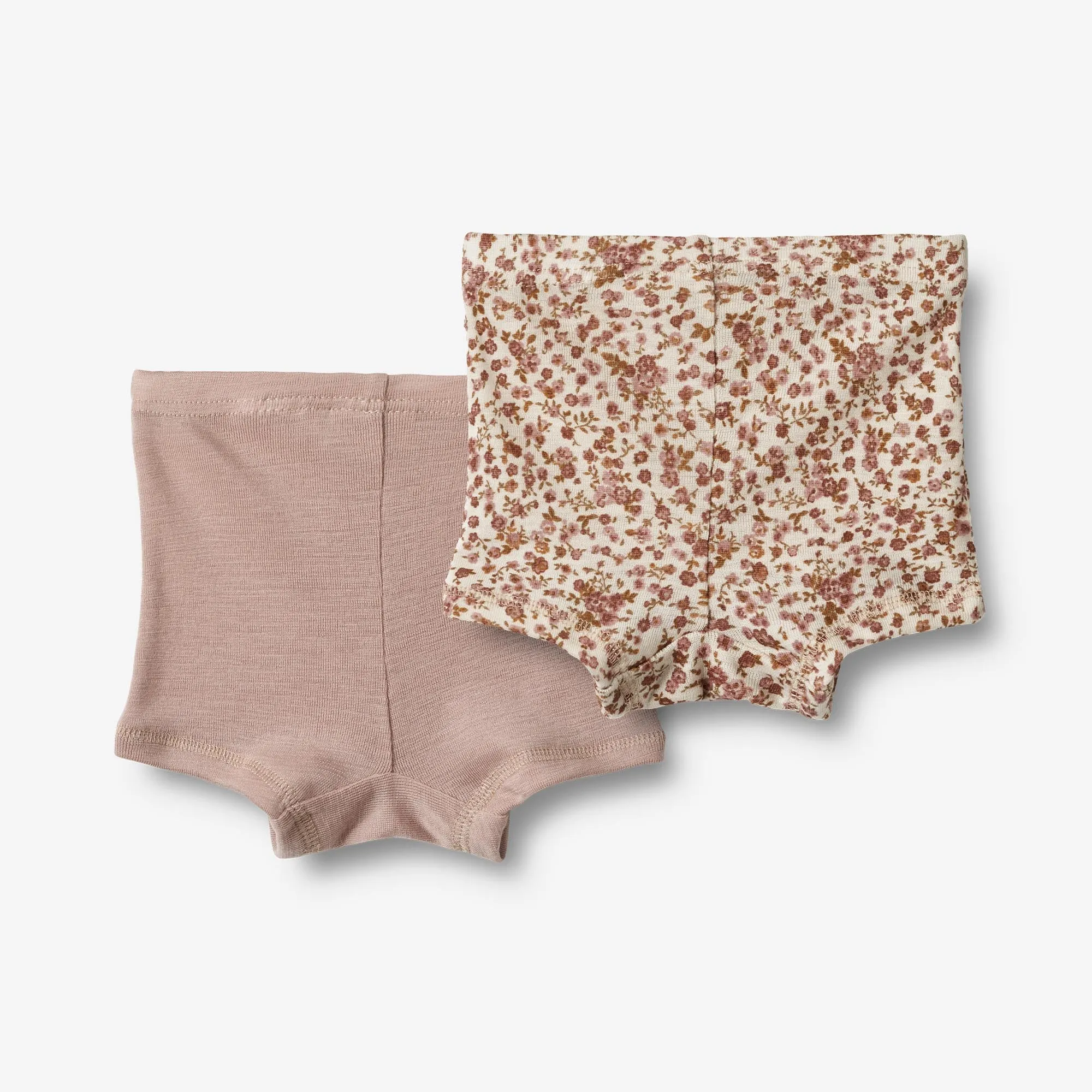 2 Wool Boxershorts Avalon - rose flowers