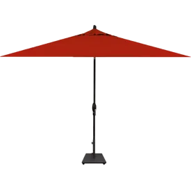 8' x 10' RECTANGLE MARKET UMBRELLA, JOCKEY RED