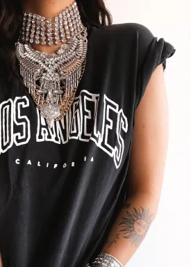 90'S LOS ANGELES SIDE SLIT TEE