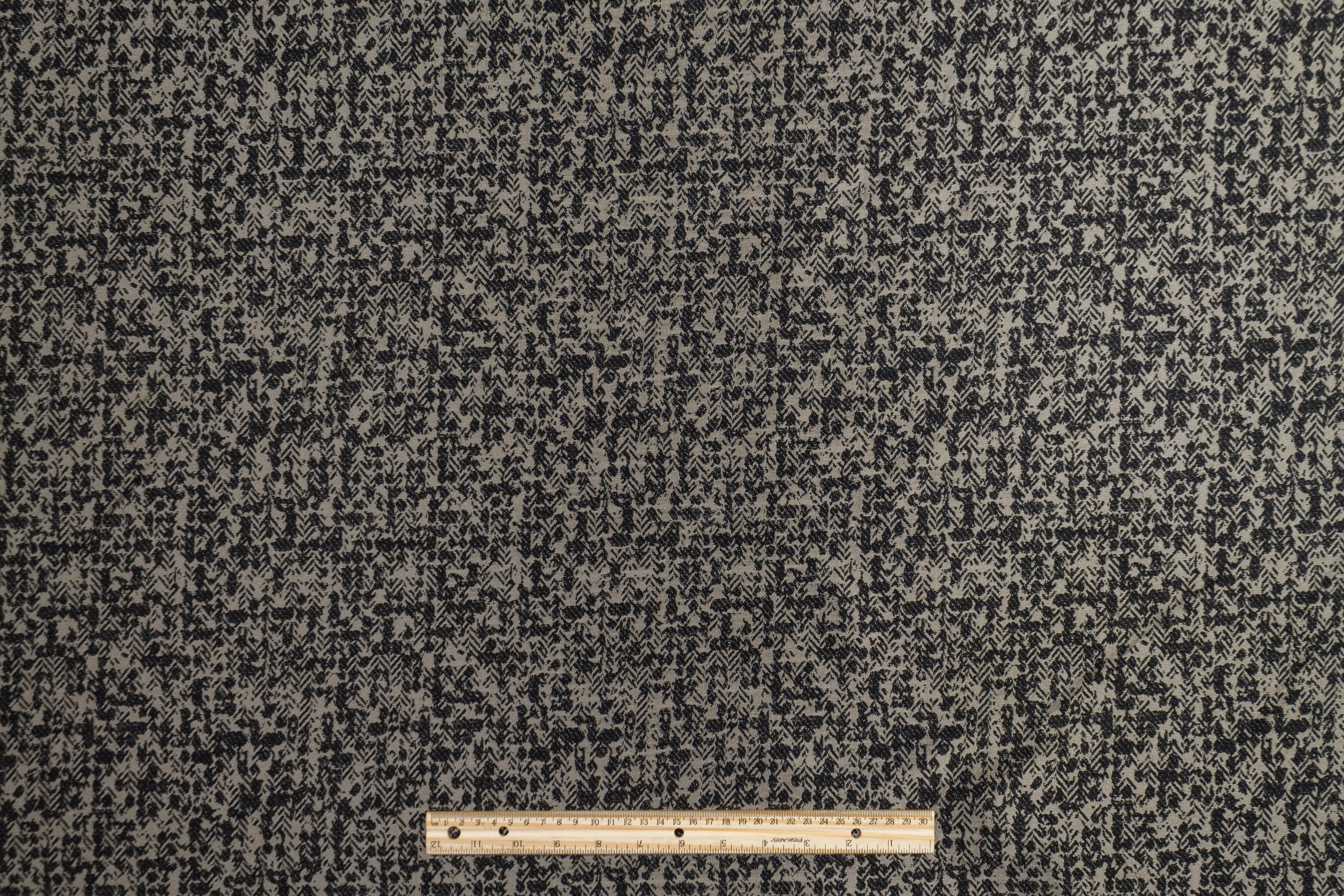 Abstract Jacquard - Taupe / Black