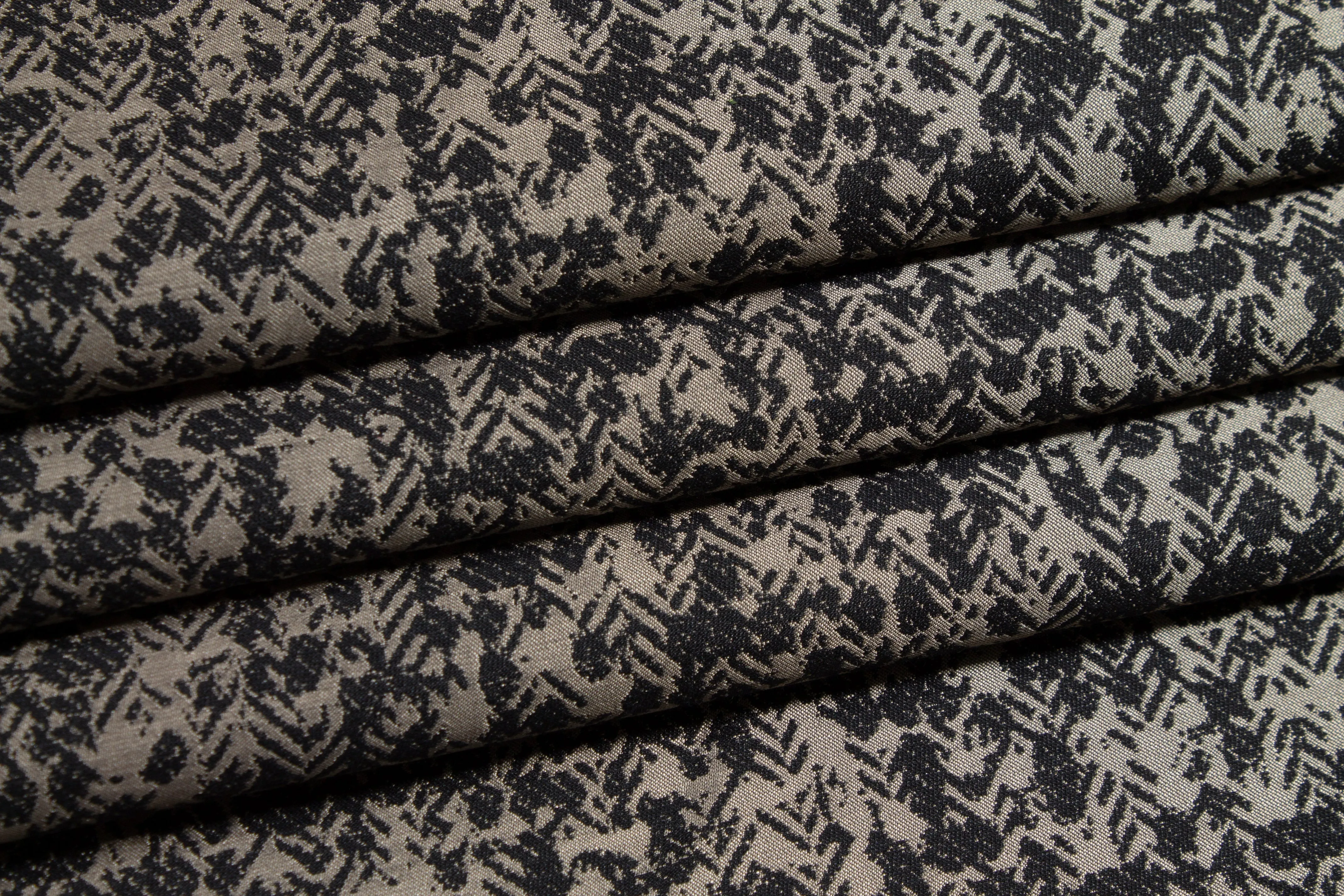 Abstract Jacquard - Taupe / Black