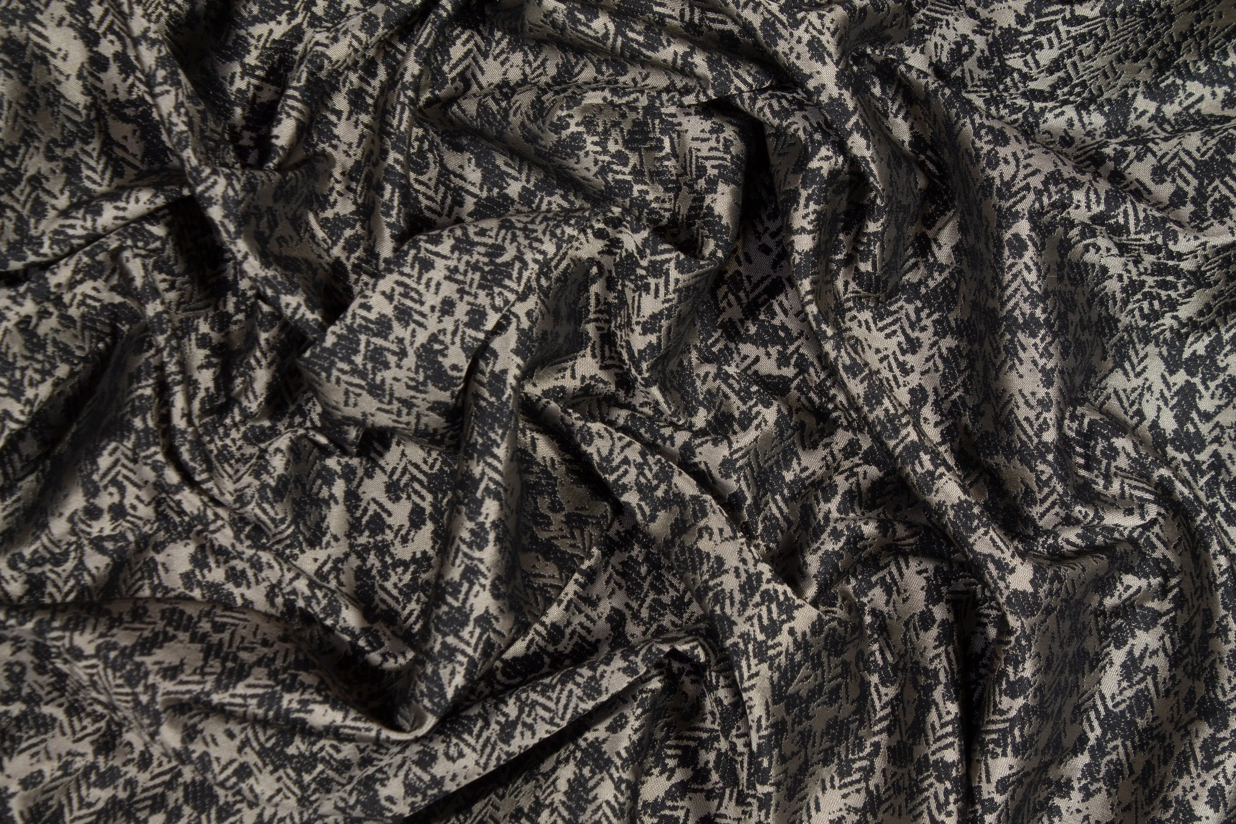 Abstract Jacquard - Taupe / Black