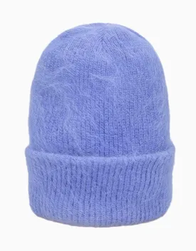 Angora Wool Beanie | Light Blue