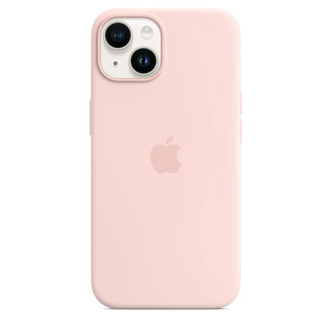 Apple iPhone 14 Silicone Case with Mag Safe - Chalk Pink