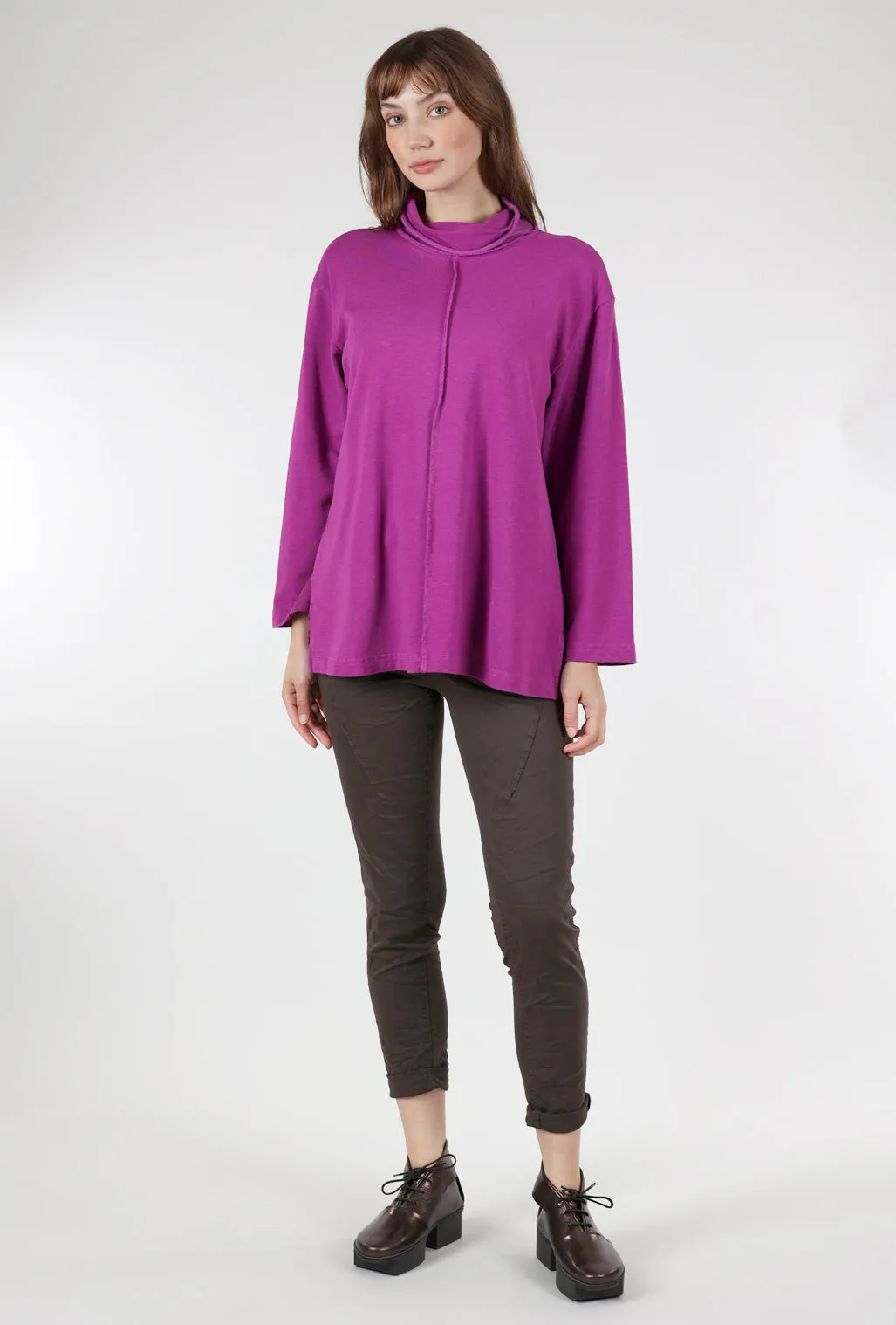 Bamboo Terry Couch Shirt, Violeta