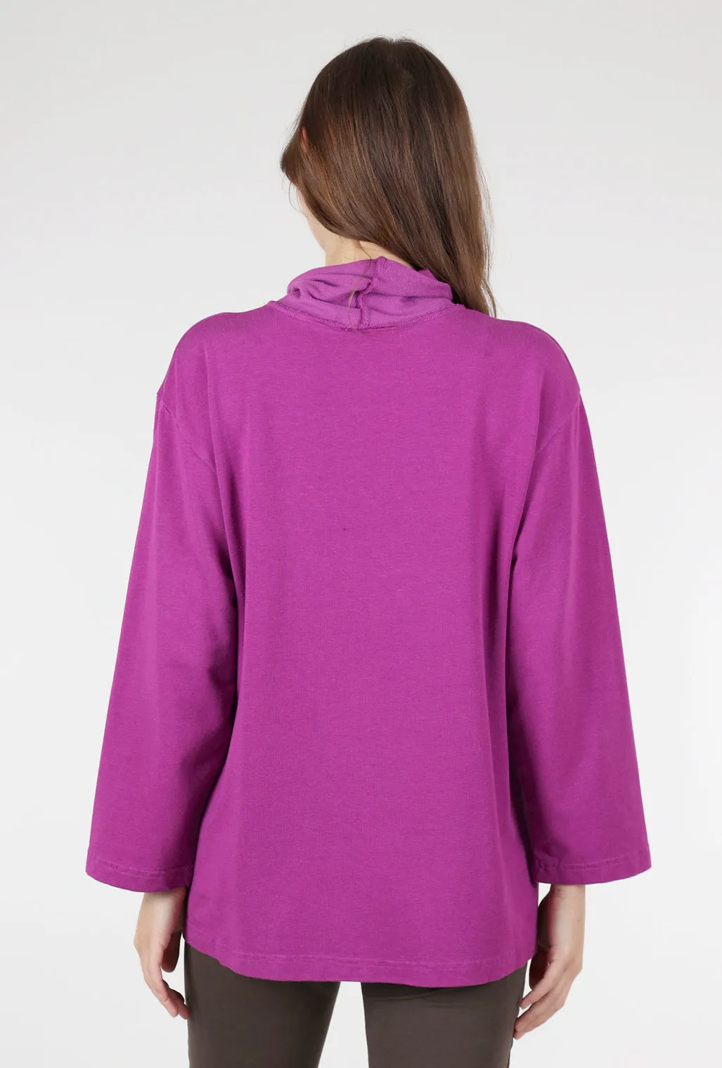 Bamboo Terry Couch Shirt, Violeta