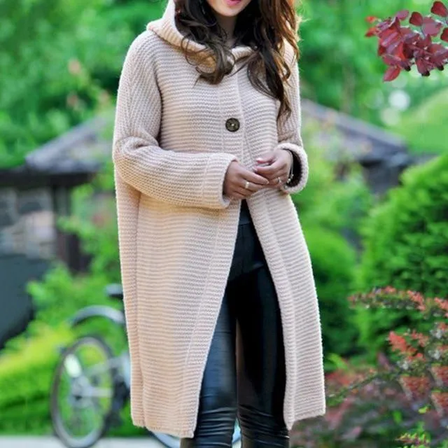 BerryBetty - Casual Knitted Long Coat