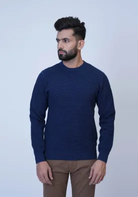 Blue Knitted Sweaters