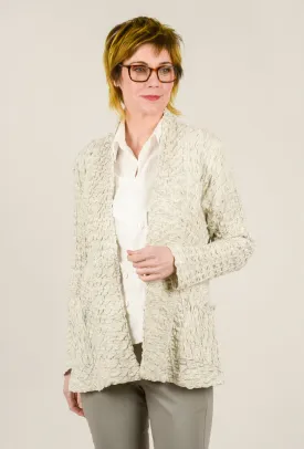 Boston Waffle Jacket, Marled Ivory