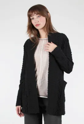 Boston Waffle Weave Jacket, Black