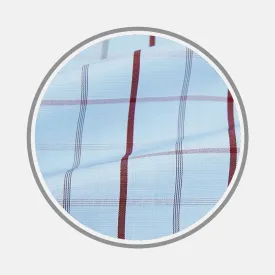 BURGUNDY MULTI COMBINATION CHECK FABRIC