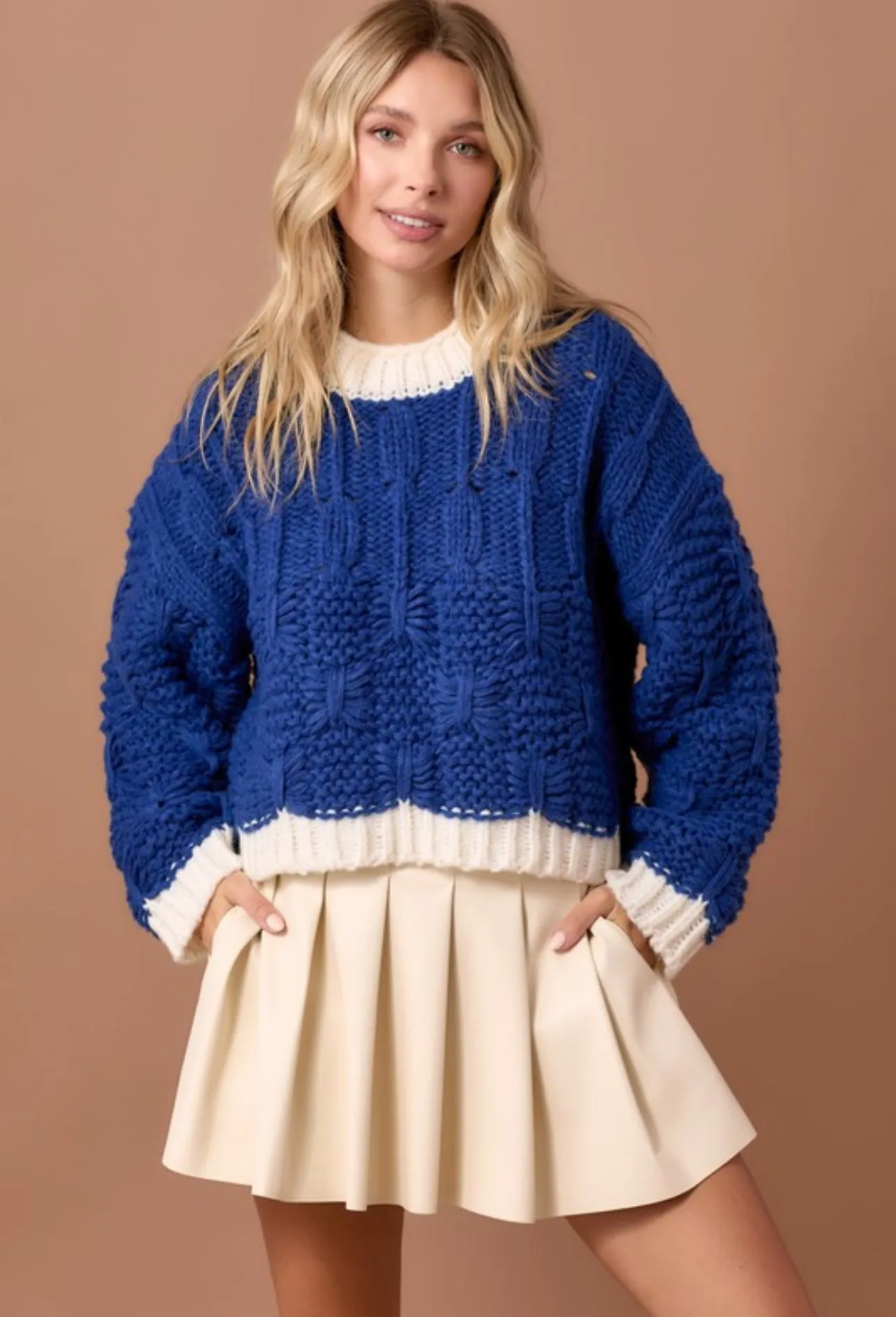 Candy Collection Chunky Knit Sweater