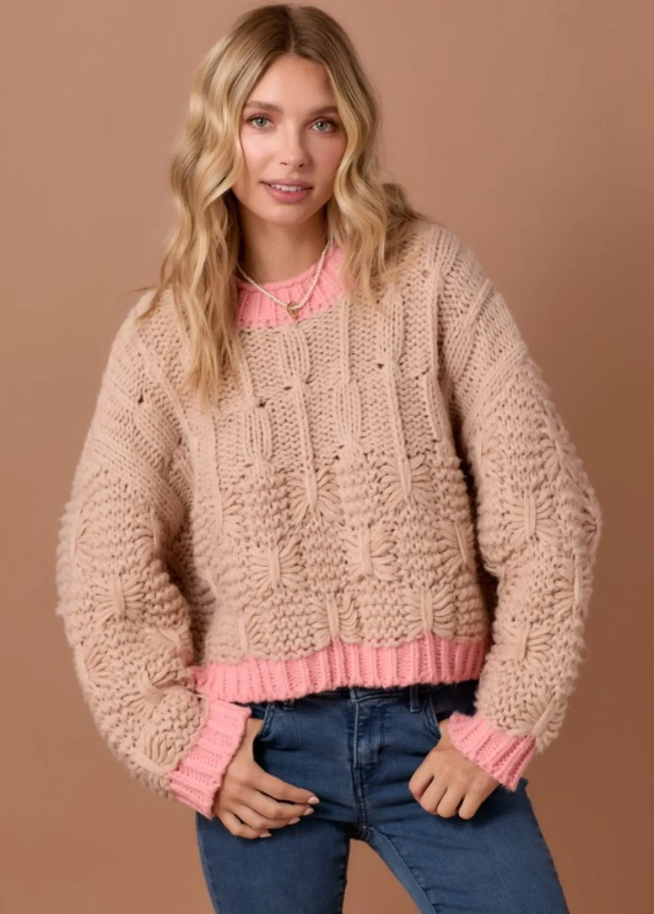 Candy Collection Chunky Knit Sweater