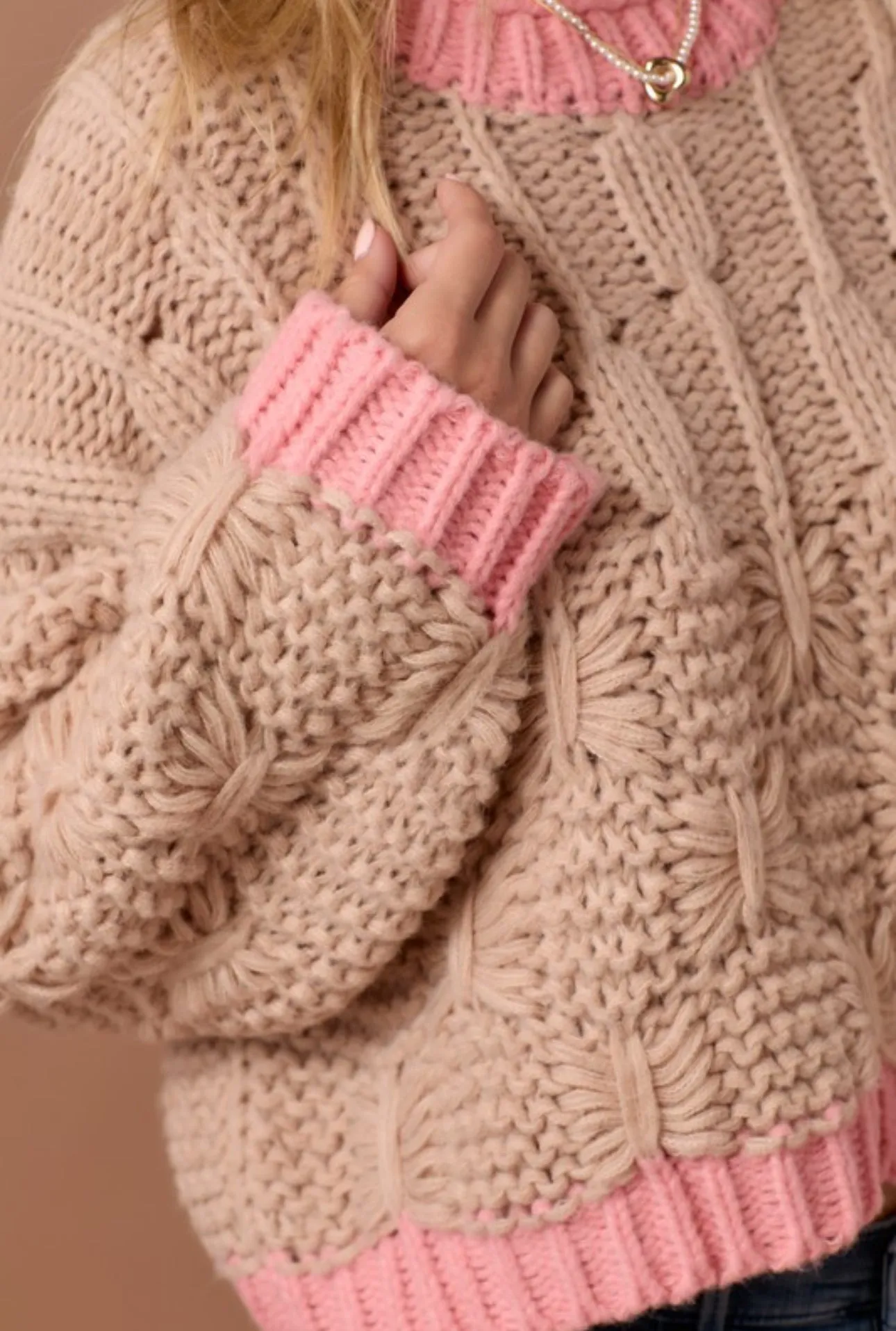 Candy Collection Chunky Knit Sweater