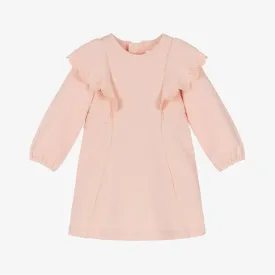 Chloé Baby Girls Pink Cotton Frill Dress