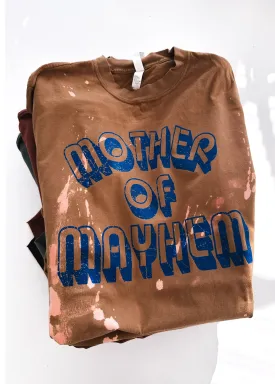 FINAL SALE: MOTHER OF MAYHEM BLEACHED OUT SIDE SLIT TEE