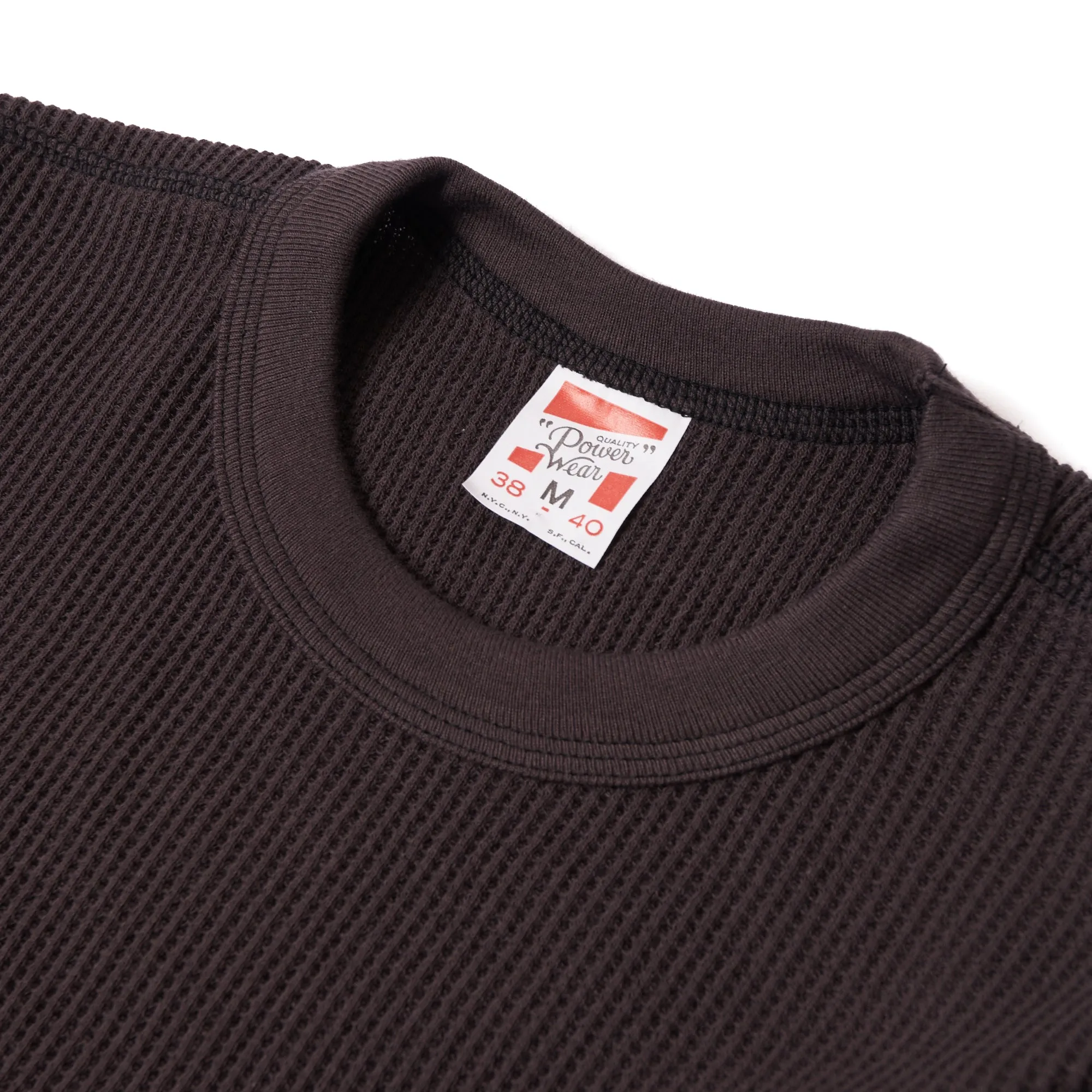 Freewheelers 2115010 'Power Wear' Crew Neck Thermal - Black