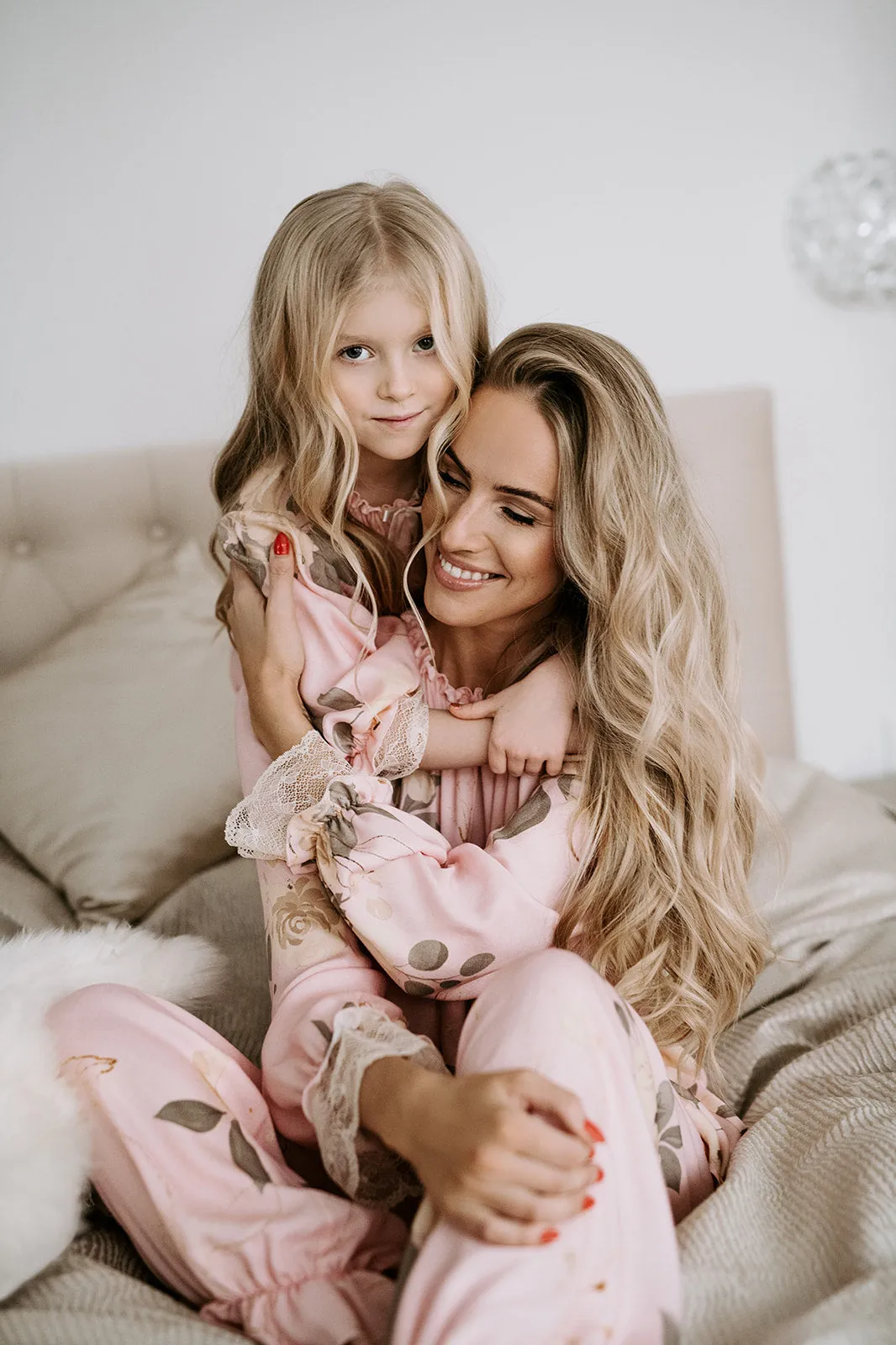 GRACE - GIRLS PYJAMA SET IN PINK ROSES