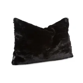 Howard Elliott Collection Pillow  14 x 22 Angora Ebony - Down Insert