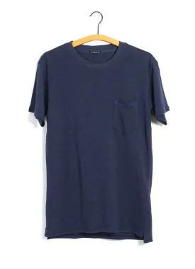 JAMES | Crew Neck Pocket T | Blue