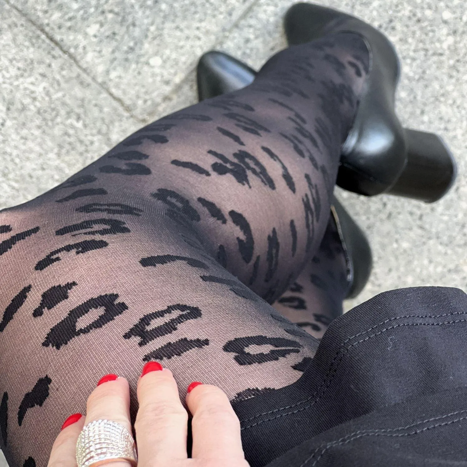 Nocturnal - Leopard Print Tights