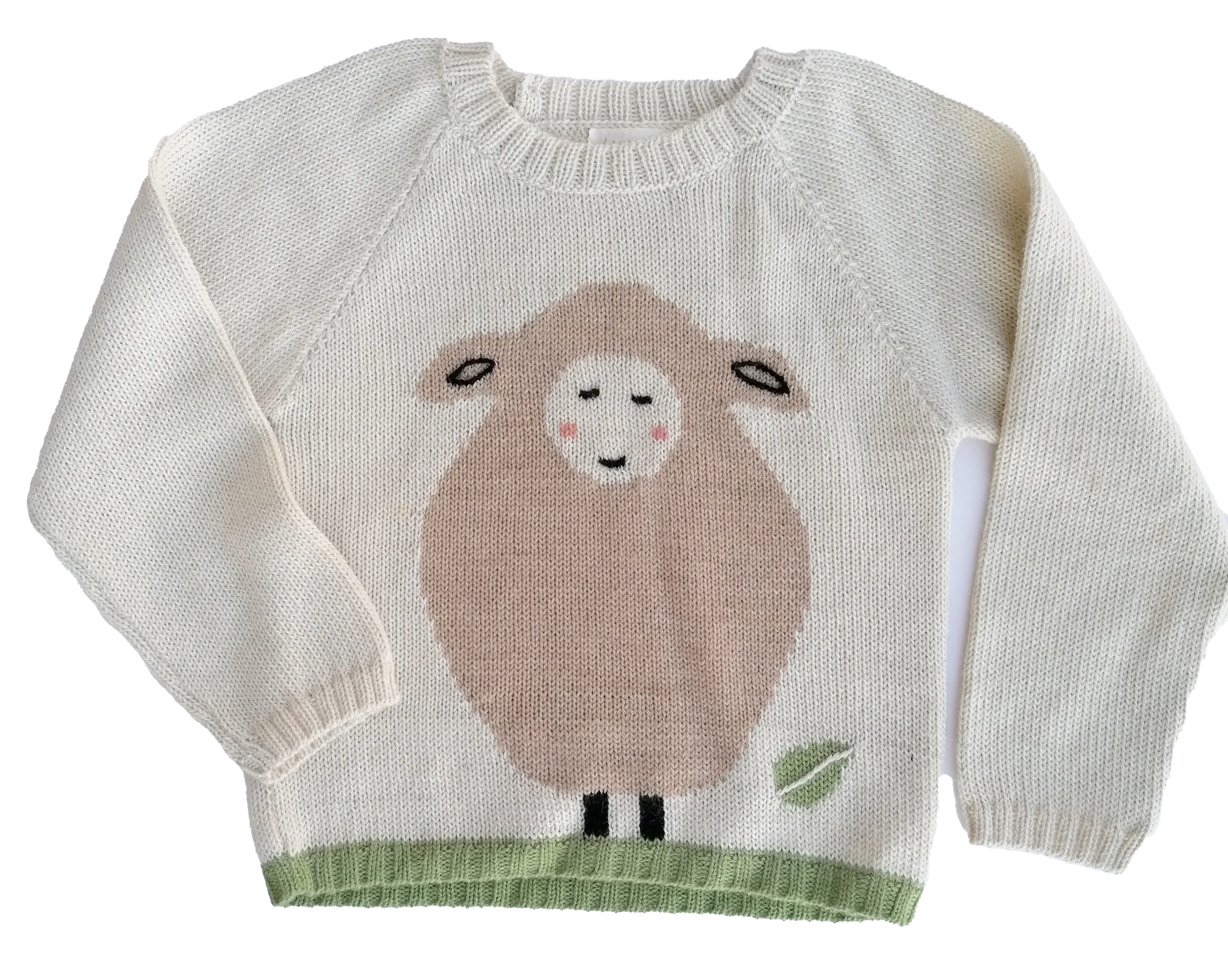 NW348 Little Sheep on the Grass Sweater