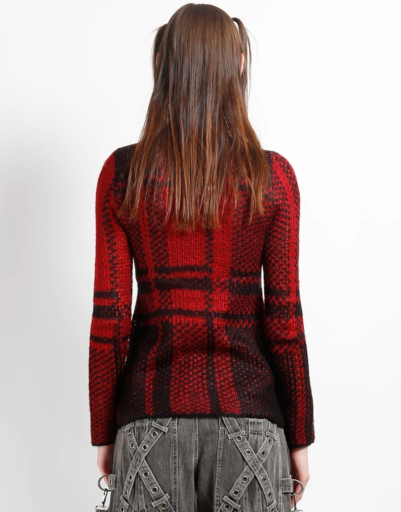 PLAID SWEATER