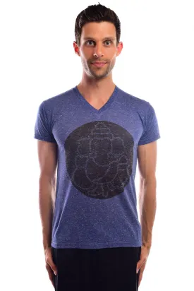 Third Eye Manifesto on Linen Blend V-Neck