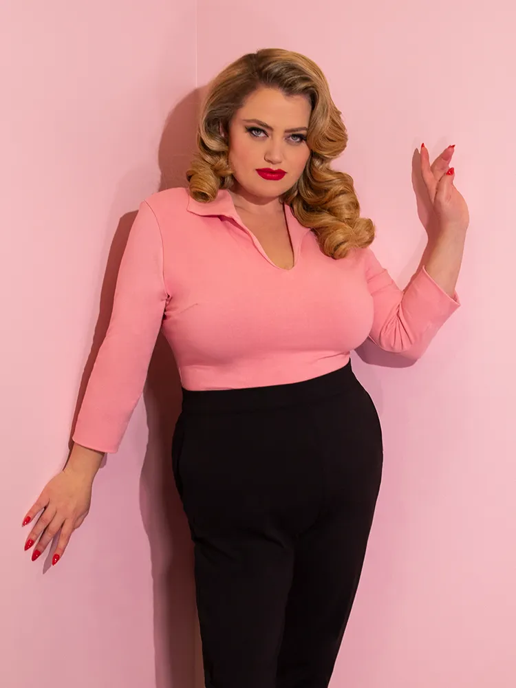 Vixen Top in Rose Pink - Vixen by Micheline Pitt